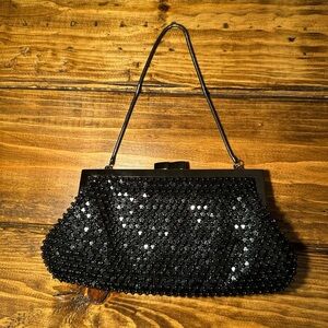 Indeed small black clutch